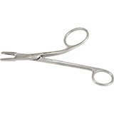 MILTEX GILLIES-SHEEHAN Needle Holder with Suture Scissors, 6-1/2" (16.5 cm), straight, one fenestrated jaw. MFID: 8-58