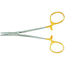MILTEX WEBSTER Needle Holder, 4-7/8" (125mm), Tungsten Carbide, Serrated Jaws. MFID: 8-7A-TC