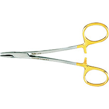 MILTEX HALSEY Needle Holder, 5-1/4" (133mm), Tungsten Carbide, standard pattern, smooth jaws. MFID: 8-8TC