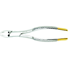 MILTEX 150STC Childrens Extracting Forceps, serrated, carbide beaks. MFID: DEF150STC
