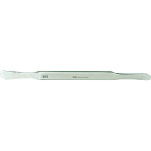 MILTEX 23 SELDIN Periosteal Elevator. 7 3/4" (19.7 cm), double end, slightly curved blades, 10 mm & 13mm wide. MFID: DELS23