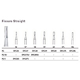 MILTEX Tungsten Carbide Bur, Fissure Straight, Friction Grip (10/pk). MFID: DFG57L