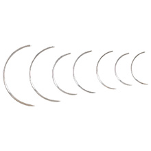 MILTEX Regular Surgeon's Needle, Size 4, 1/2 Circle Cutting Edge, 12/pack. MFID: MS192-4