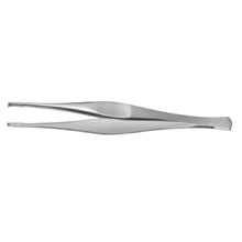 PADGETT LANES Dissecting Forceps, 6-3/4" (173mm), 1 x 2 Teeth, Serrated Jaws. MFID: PM-0320