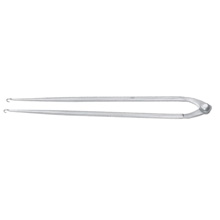 PADGETT Humby Double Skin Hook, 2 Sharp Hooks, Hinged for Adjustable Width, Length= 4-3/4" (121 mm), Hook= 3 mm. MFID: PM-0542
