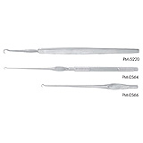 PADGETT Kilner Skin Hook, Sharp, Detachable Hook, Knurled Handle, Length= 6" (152 mm), Hook= 2.5 mm. MFID: PM-0564