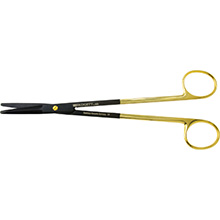 PADGETT Gorney Ceramic Scissors, SuperCut, Tungsten Carbide, Straight, Blunt Flat Tips, Saber-Back Blades, L= 7-1/2" (191 mm). MFID: PM-21SC607CTC