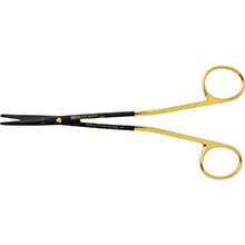 PADGETT KAYE-FREEMAN Scissors, 7" (178mm), Ceramic Coated Tungsten Carbide and SuperCut, curved, blunt flat tips. MFID: PM-21SC710CTC