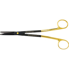 PADGETT Gorney-Freeman Ceramic Scissors, SuperCut, Tungsten Carbide, Straight, Blunt Flat Tips, L= 7-1/4". MFID: PM-21SC716CTC