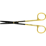 PADGETT KAYE Scissors, 5-3/4" (145mm), Ceramic Coated Tungsten Carbide and SuperCut, curved. MFID: PM-21SC740CTC