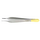 PADGETT Adson Dressing Forceps, 4-3/4 (123mm), Standard, Tungsten Carbide, Cross-Serrated Tips. MFID: PM-2500