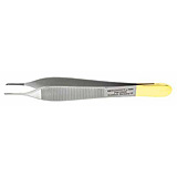 PADGETT Horton-Adson Tissue & Suture Forceps, 4-3/4" (120.6mm), Tungsten Carbide, 1x2 Teeth with Cross Serrated Tying Platform. MFID: PM-2503