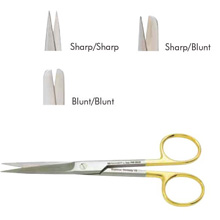PADGETT Operating Scissors, Tungsten Carbide, Straight, Sharp/Sharp, Length= 5-1/2" (140 mm). MFID: PM-2620