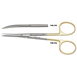 PADGETT Iris Scissors, Tungsten Carbide, 4-1/2" (113mm), Curved, Sharp/Sharp. MFID: PM-2705