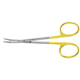 PADGETT Kaye Blepharoplasty Scissors, 4-1/2" (113mm), Curved, Serrated, Tungsten Carbide. MFID: PM-29065