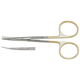 PADGETT Greenberg Par Scissors, Tungsten Carbide, Curved, 1 Serrated Blade, Length= 4-1/2" (114 mm). MFID: PM-2908