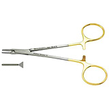 PADGETT Ryder Needle Holder, Tungsten Carbide, Smooth Jaws, Length= 7" (178 mm). MFID: PM-3720