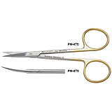 PADGETT Hood Iris Scissors, 4-1/2" (114mm), Straight, Sharp, Tungsten Carbide. MFID: PM-4772