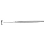 PADGETT Miller Rake Retractor, 9 Prongs, Blunt, Length= 5-1/4" (133 mm), Width= 15 mm. MFID: PM-4829