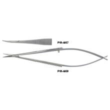 PADGETT Hood Micro Dissecting Scissors, Curved, Sharp, Length= 4" (102 mm). MFID: PM-4957