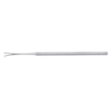 PADGETT Nasal Tenaculum Hook, 2 Sharp Prongs, Aluminum Handle, Length= 6-1/4" (159 mm), Width= 7 mm. MFID: PM-501B