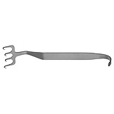 PADGETT Freeman Face Lift Retractor, Adamson Model, 4 Sharp Offset Prongs, Length= 7" (178 mm), Width= 37 mm. MFID: PM-520