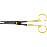 PADGETT Mayo Dissecting Ceramic Scissors, Standard Beveled Blades, SuperCut, Tungsten Carbide, Straight, L= 6-3/4" (171 mm). MFID: PM-5SC124CTC