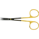 PADGETT Iris Ceramic Scissors, SuperCut, Tungsten Carbide, Curved, L= 4-1/2" (114 mm). MFID: PM-5SC306CTC