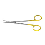 PADGETT Joseph Scissors, Tungsten Carbide, Curved, Non-Serrated, Sharp, Length= 5-3/4" (146 mm). MFID: PM-6422