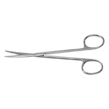 PADGETT Ragnell Undermining Scissors, Half Curved, Blunt, Length= 5-1/8" (130 mm). MFID: PM-6541