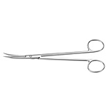 PADGETT Davis Face Lift Scissors, Curved, Semi-Sharp, Length= 6-3/4" (171 mm). MFID: PM-6555