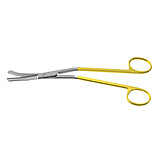 PADGETT Wilkinson Rhytidectomy Scissors, SuperCut, Tungsten Carbide, Double Curve, Saber-Back Blades, Length= 7-1/2" (191 mm). MFID: PM-6873TC