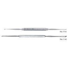 PADGETT Cottle Graduated Elevator, Double Ended, Graduated in cm, Delicate, Length= 7-3/4" (197 mm), Width 1= 3 mm, Width 2= 2.1 mm. MFID: PM-7741