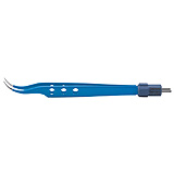 PADGETT Jeweler's Bipolar Forceps, Length= 4-3/4" (121 mm), Tip= Curved 0.5 mm. MFID: PM-9425