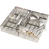 MILTEX Medium Surgical Cassette, 10 x 5 1/2 x 4 (inches), 254 x 140 x 102 (mm). MFID: STDBOM