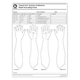 Hand Screening Forms for use with Touch-Test Sensory Evaluators. MFID: NC12750-1