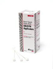 Pro Advantage OB/ GYN Applicator, 8", Rayon Tipped, Plastic Shaft. MFID: 77600