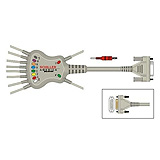Schiller Resting ECG/EKG Patient Cable, 10 Lead, Banana Plugs, 2 Meters. MFID: 2.400179