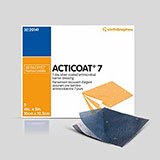SMITH & NEPHEW ACTICOAT 7 Antimicrobial Barrier Dressing, 2" x 2", 5/bx, 20bx/cs. MFID: 20341 (USA ONLY)