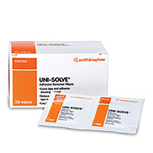 SMITH & NEPHEW UNI-SOLVE Adhesive Remover Wipes, 50/pkg, 20 pkg/cs. MFID: 402300