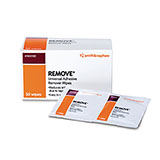 SMITH & NEPHEW REMOVE Adhesive Remover Wipes, 50/pkg, 20 pkg/cs. MFID: 403100 (USA ONLY)