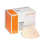 SMITH & NEPHEW IV3000 Transparent Adhesive Dressing, 4" x 5 " Tape Handles, 10/bx, 10 bx/cs. MFID: 4925 (USA ONLY)