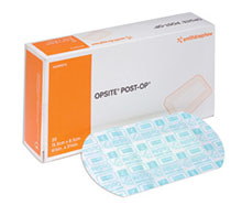 SMITH & NEPHEW OPSITE POST-OP Composite Dressing, 2-1/2" x 2", 100/bx. MFID: 66000708