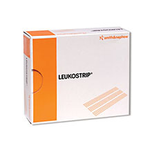 SMITH & NEPHEW LEUKOSTRIP Wound Closure Strip, 102 x 13mm, 1/2" x 4", 50/bx, 4 bx/cs. MFID: 66002880