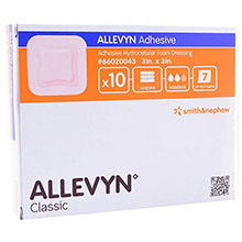 SMITH & NEPHEW ALLEVYN Gentle Border Dressing, 5" x 5", 10/bx, 4 bx/cs. MFID: 66020403