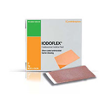SMITH & NEPHEW IODOFLEX Wound Pad, 5gm, 5/bx, 12 bx/cs. MFID: 6602133005