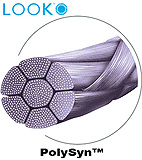 LOOK 3-0 PolySyn Plastic Surgery Suture, Undyed Braided, 18"/45cm, PC31, 19mm 3/8 Circle. MFID: 497B