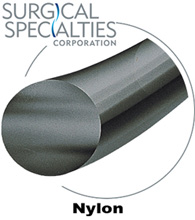 CORZA Nylon Suture, Monofilament, Lancet, 10-0, 12"/30cm, 6.6mm, 3/8 Circle. MFID: A2532N