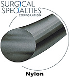 SURGICAL SPECIALTIES Nylon Suture, Monofilament, Reverse Cutting, 6-0, 18"/45cm, 12mm, 3/8. MFID: A667N