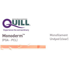 QUILL Monoderm Suture, Reverse Cutting, 0, 70cm, 36mm, 1/2 Circle. MFID: VLM-1016